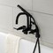 Aqua Vintage AE8450DL Wall Mount Clawfoot Tub Faucet, Matte Black AE8450DL - alternate 2